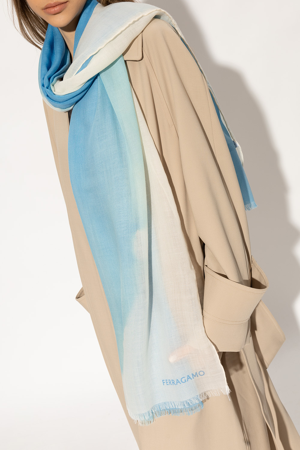 Ferragamo sales cashmere scarf